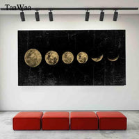 Éclipse de la lune, art mural