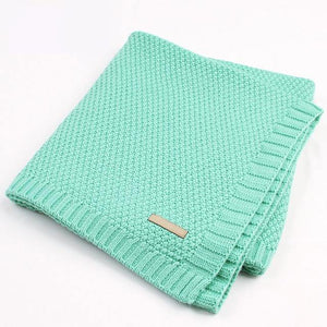 Knitted Baby Swaddle Blanket