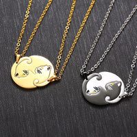 Yin Yang Cat Friendship Necklaces (2 Pcs)