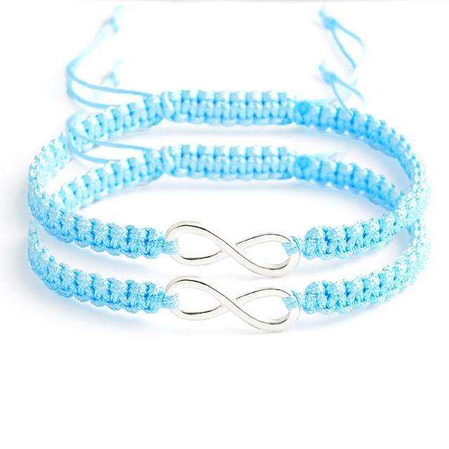 Infinity Braided Friendship Bracelet Set (2 pcs)
