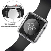Ultra-thin Clear Silicone Cover Case for Apple Watch
