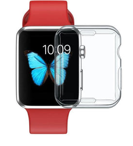 Ultra-thin Clear Silicone Cover Case for Apple Watch