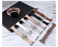 Slim Leather Band For Apple Watch
