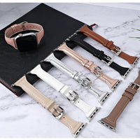 Bracelet en cuir mince pour Apple Watch