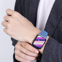 Bande à boucle magnétique en silicone pour Apple Watch
