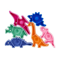 Stackable Dinosaur Bubble Pop Fidget Toys
