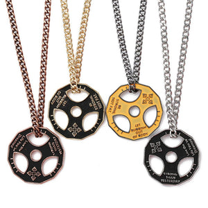 Barbell Pendants Necklaces