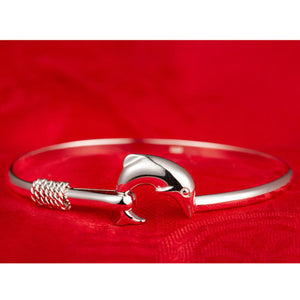 Dolphin Bangle Bracelet